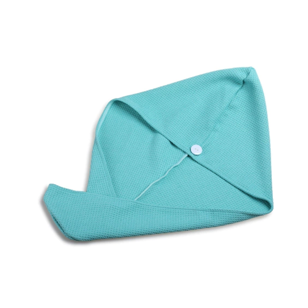 Turbante de microfibra celeste BA2327