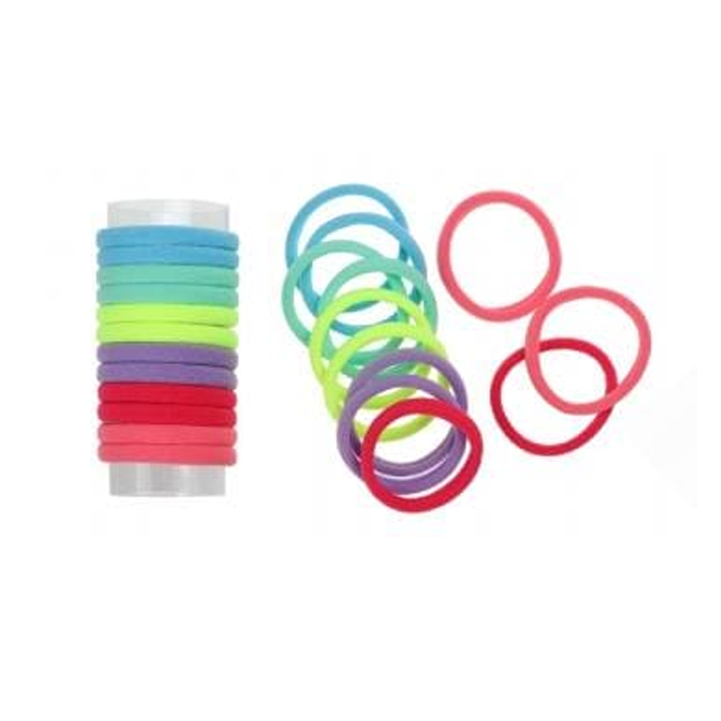 Mini elásticos de cabello - Colores surtidos brillante BA3899