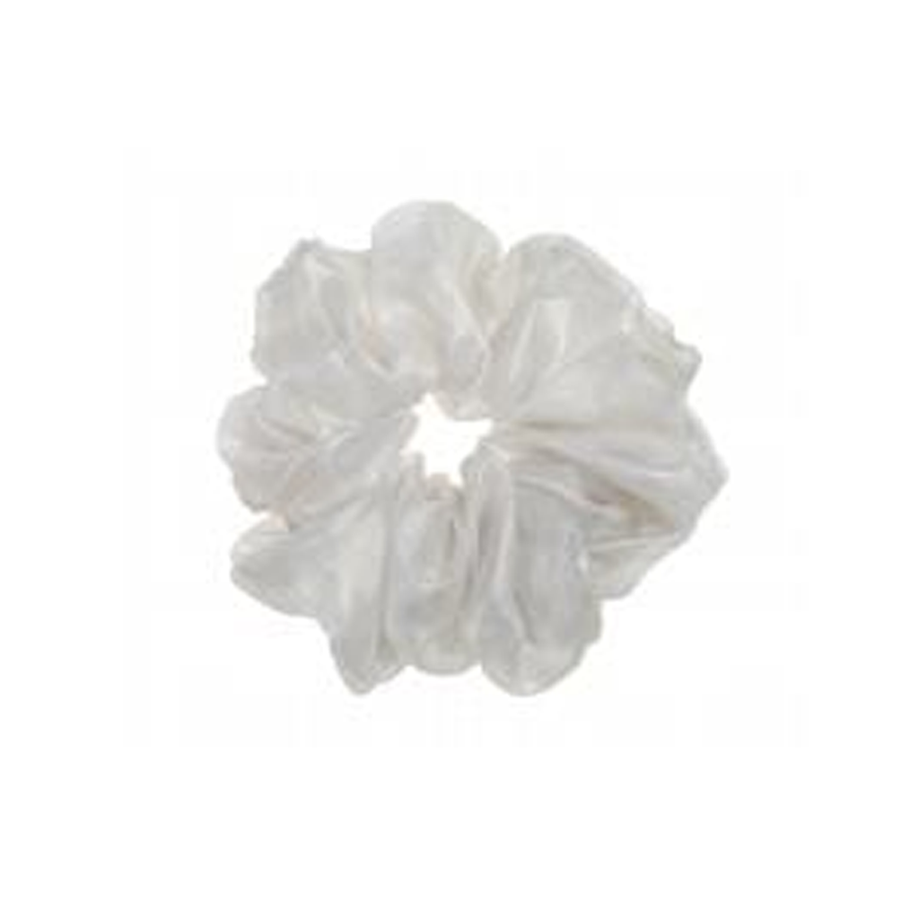 Scrunchy de lujo - Blanco BA3908