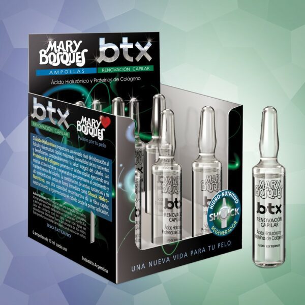 Btx-acido hialuronico y proteinas de colageno ampollas x6un. MB MB56