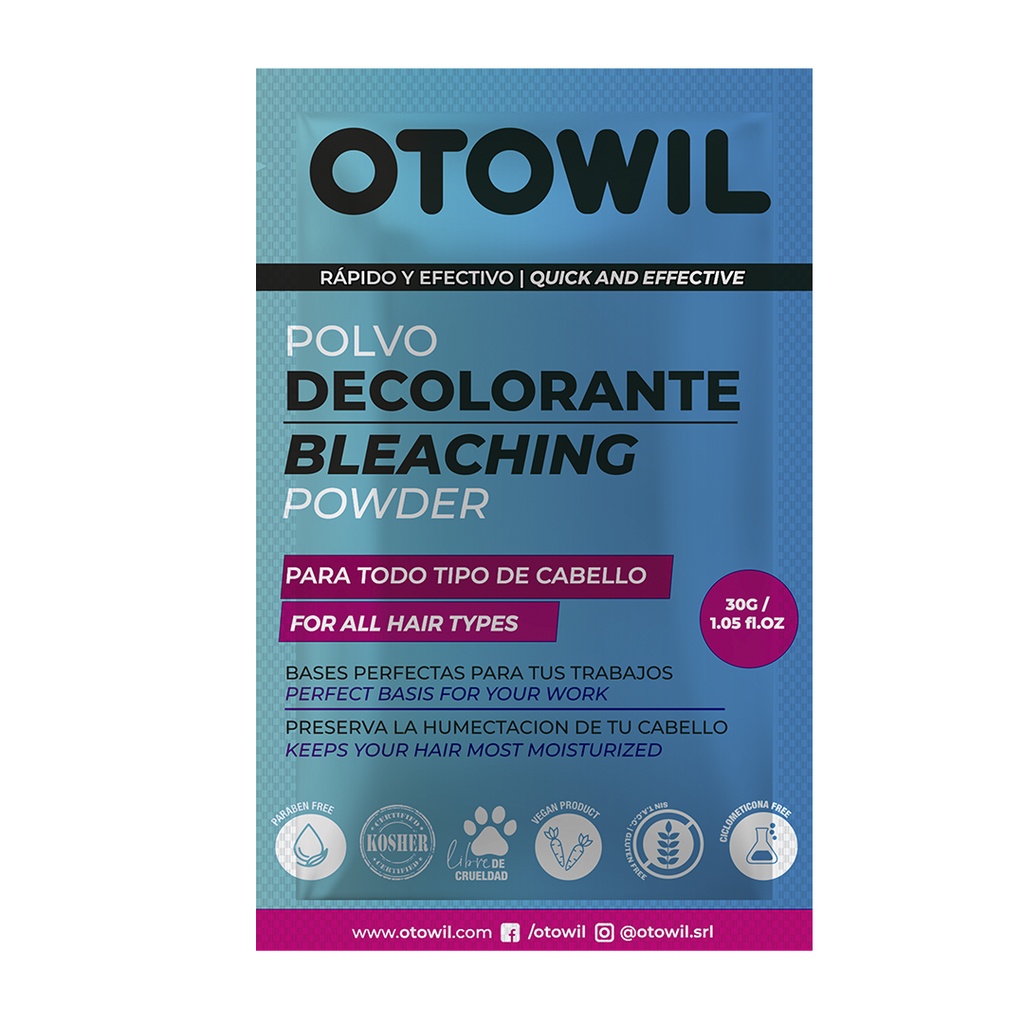 Polvo decolorante | Sobre x30g | Caja x12u. OC13