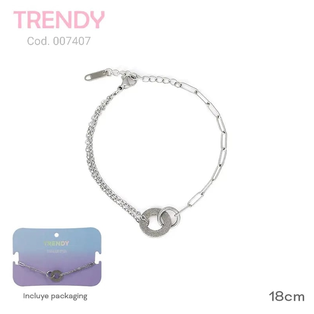 PULSERA ACERO TRENDY                        AC7407