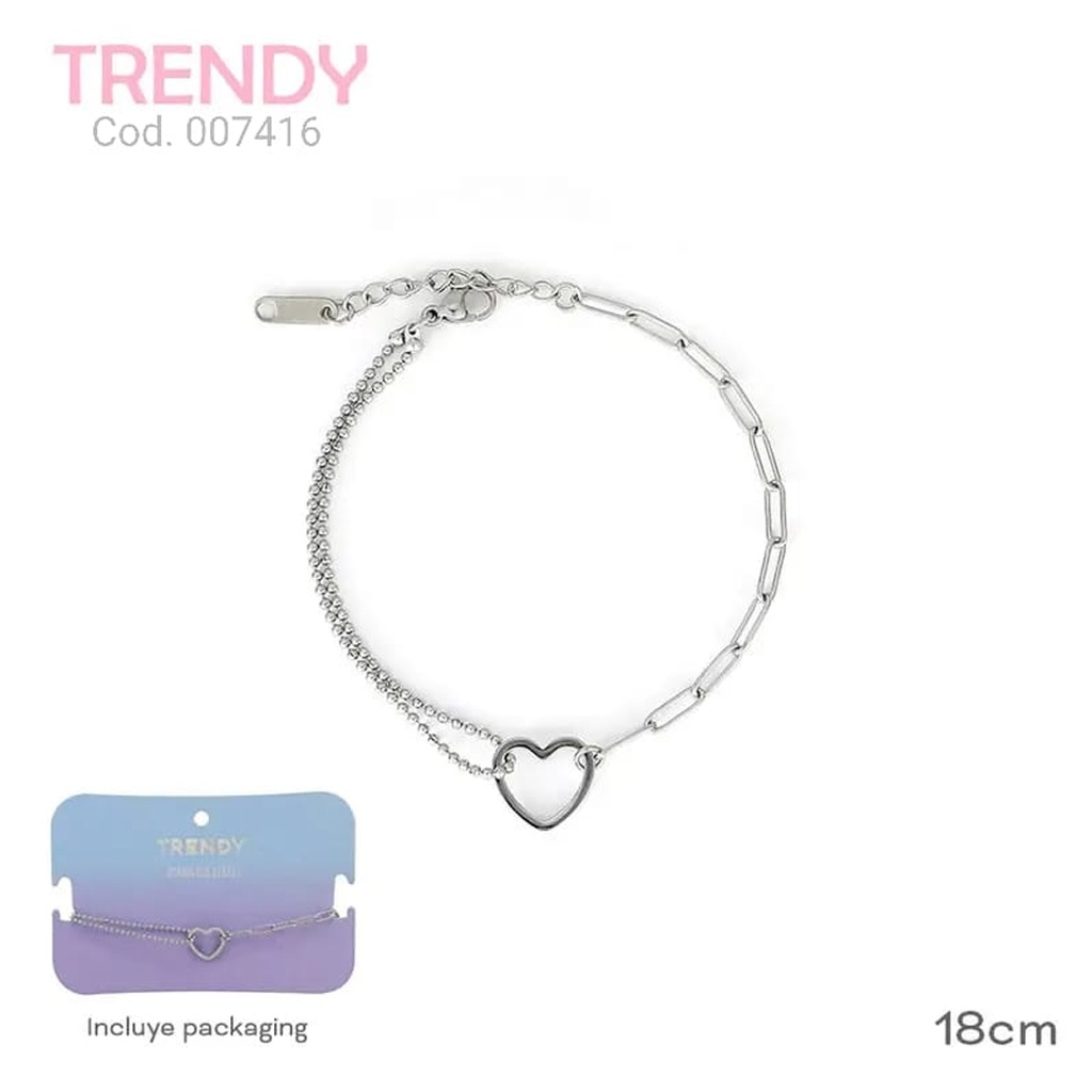 PULSERA ACERO TRENDY                        AC7416