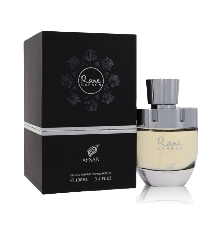 U   RARE CARBON X 100ml cuero, floral y dulson.  canela, rosa y sandalo  9hs