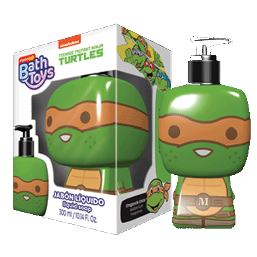 [AG358] TURTLES Jabon Liquido- Bath Toy 300 ml SURTIDO   AG358 3140001