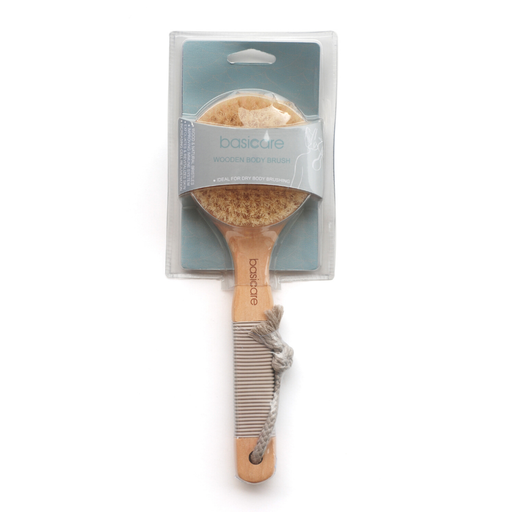 [BA2143] Cepillo de limpieza y masaje corporal (cerdas naturales) BA2143