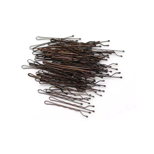 [BA3652] Horquillas marrones pequeñas 5cm (80 u) BA3652