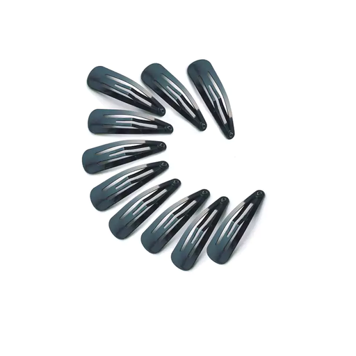 [BA3655] Hebillas tipo snap - negro (10) BA3655