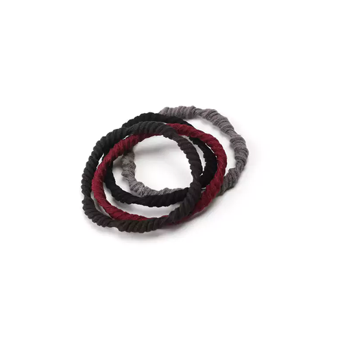 [BA3786] Elásticos para cabello diseño retorcido - colores surtidos (4) BA3786