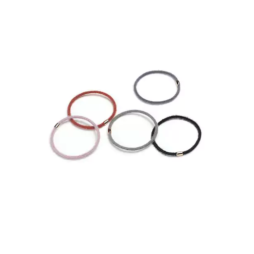 [BA3832] Elásticos cabello peludos - colores surtidos (pack 5) BA3832