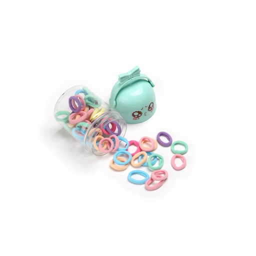[BA3843] Mini colitas (2cm) multicolor con estuche (50) BA3843