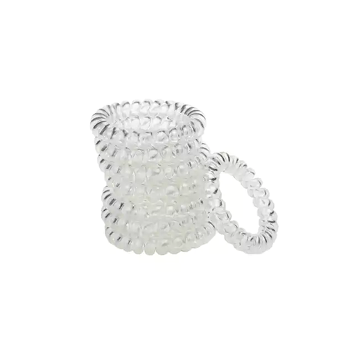 [BA3885] Elásticos espiral cristal (8 u) BA3885