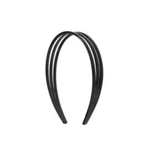 [BA3901] Vincha triple banda - Negro BA3901