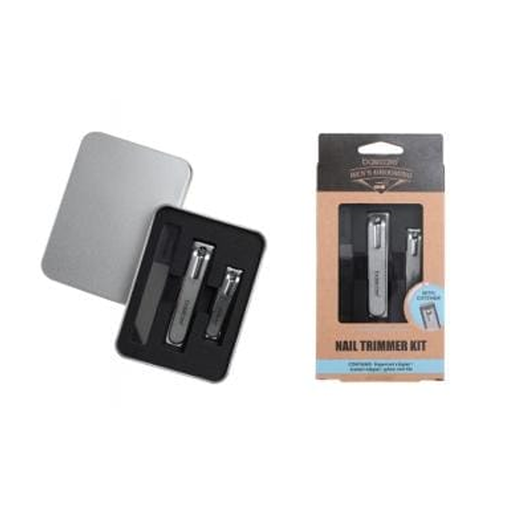 [BA4048] Kit de manicura - Hombre (Alicate manos + Alicate pies + Lima de uñas) BA4048