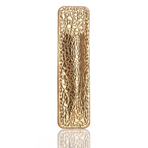 [BA5004] SIGNATURE Pinza de depilar dorada punta curva y estuche BA5004
