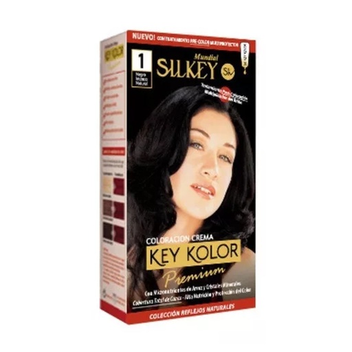[SK700.1] NEGRO INTENSO NATURAL SILKEY COLOR PREMIUM KIT SK700.1