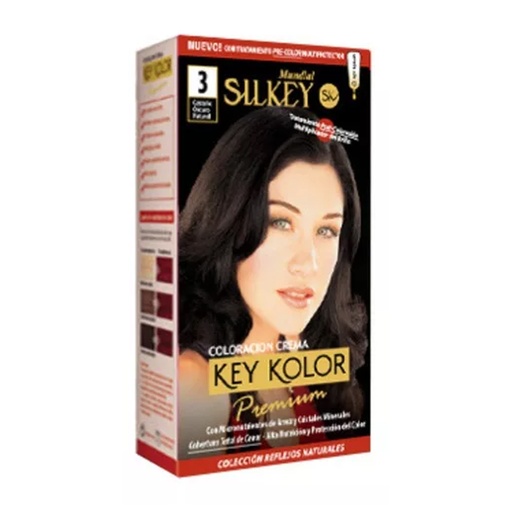 [SK700.3] CASTAÑO OSCURO SILKEY COLOR PREMIUM KIT SK700.3