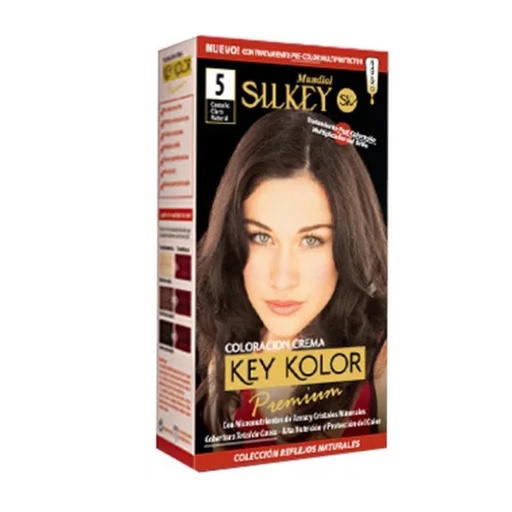 [SK700.5] CASTAÑO CLARO NATURAL SILKEY COLOR PREMIUM KIT SK700.5