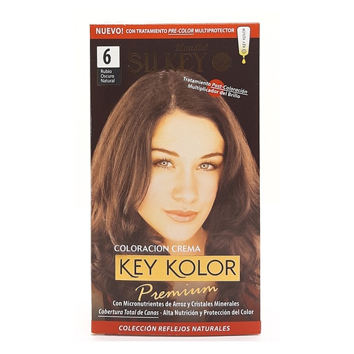 [SK700.6] RUBIO OSCURO NATURAL SILKEY COLOR PREMIUM KIT SK700.6