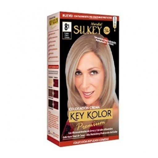 [SK700.8.1] RUBIO CLARO CENIZA SILKEY COLOR PREMIUM KIT SK700.8.1