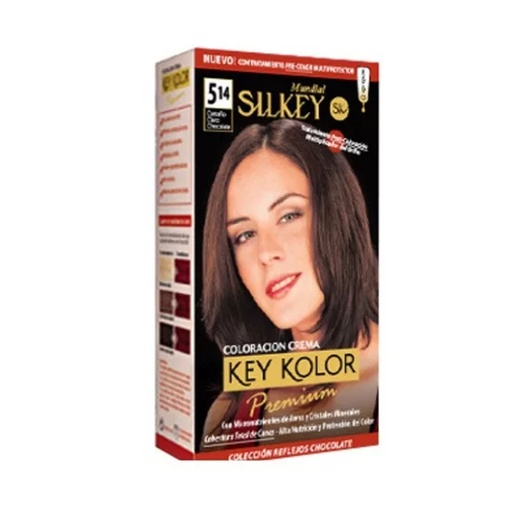 [SK700.5.14] CASTAÑO CLARO CHOCOLATE SILKEY COLOR PREMIUM KIT SK700.5.14