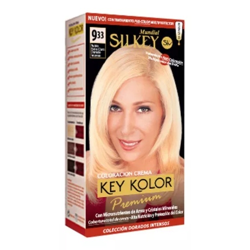 [SK700.9.33] RUBIO EXTRA CLARO DORADO INTENSO SILKEY COLOR PREMIUM KIT SK700.9.33