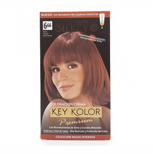[SK700.6.66] RUBIO OSCURO ROJO INTENSO SILKEY COLOR PREMIUM KIT SK700.6.66