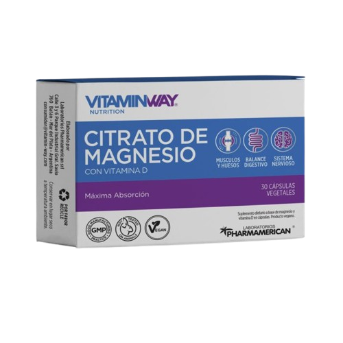 [AQ176] CITRATO DE MAGANESIO Estuche X 30 cápsulas AQ176