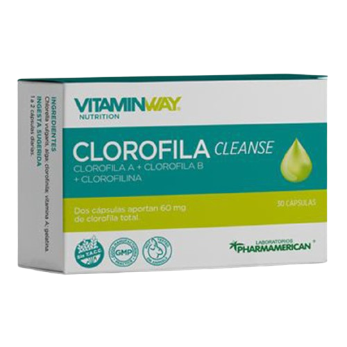 [AQ47] CLOROFILA CLEANSE VITAMIN WAY - Estuche x 30 cápsulas AQ47