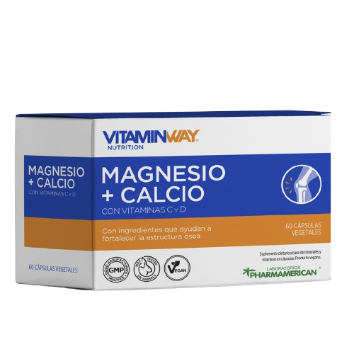 [AQ167] MAGNESIO + CALCIO x 60 CAP. AQ167