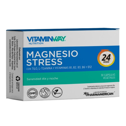 [AQ173] MAGNESIO STRESS VITAMIN WAY EST. X 30 Cápsulas AQ173