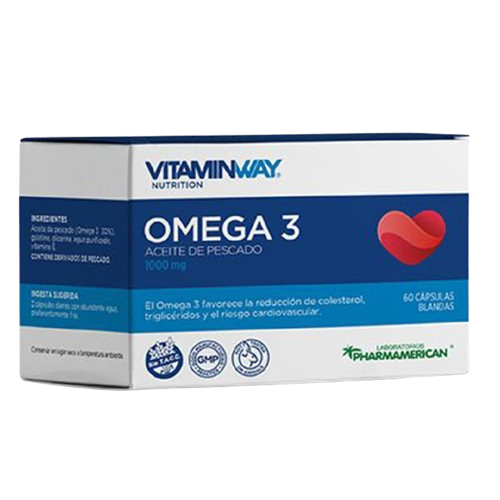 [AQ109] OMEGA 3 VITAMIN WAY - Estuche x 60 cápsulas AQ109