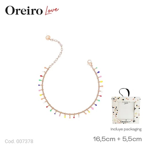 [AC7378] PULSERA ACERO OREIRO                    AC7378