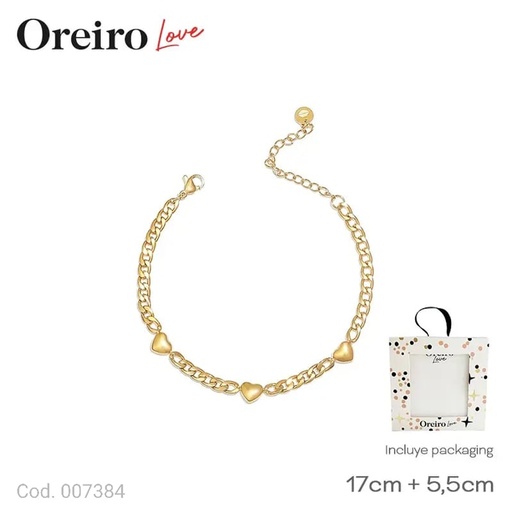 [AC7384] PULSERA ACERO OREIRO                        AC7384