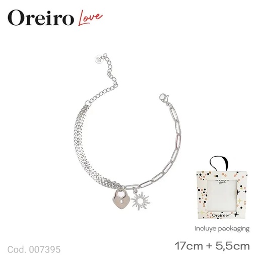 [AC7395] PULSERA ACERO OREIRO                        AC7395