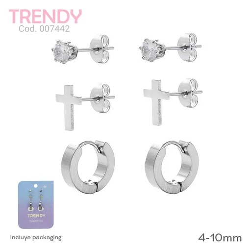 [AC7442] SET ACERO TRENDY                               AC7442