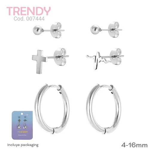 [AC7444] SET ACERO TRENDY                               AC7444