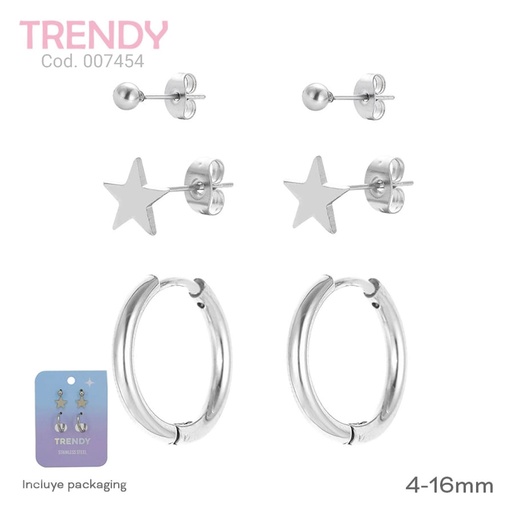 [AC7454] SET ACERO TRENDY                         AC7454