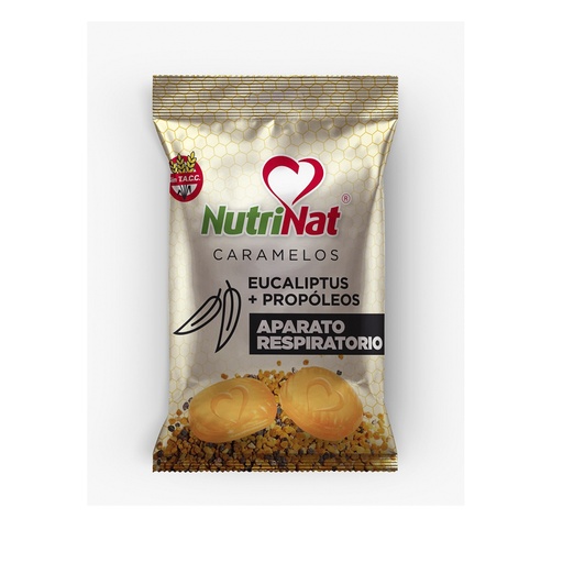 [NU872] Caramelos Eucaliptus + propóleos   Bolsa 25 paquetitos X 50 grs.