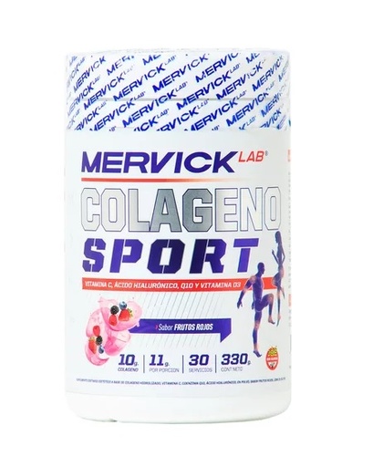 [MER154] Colageno Sport Frutos Rojos Q10, Vitaminas y Acido Hialurónico (30 dosis) NUEVO