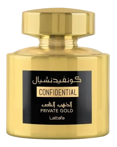[PERF17] U   CONFIDENTIAL  Private Gold(dorado) dulce. Pèrsistente. Durazno cremoso y avainillad